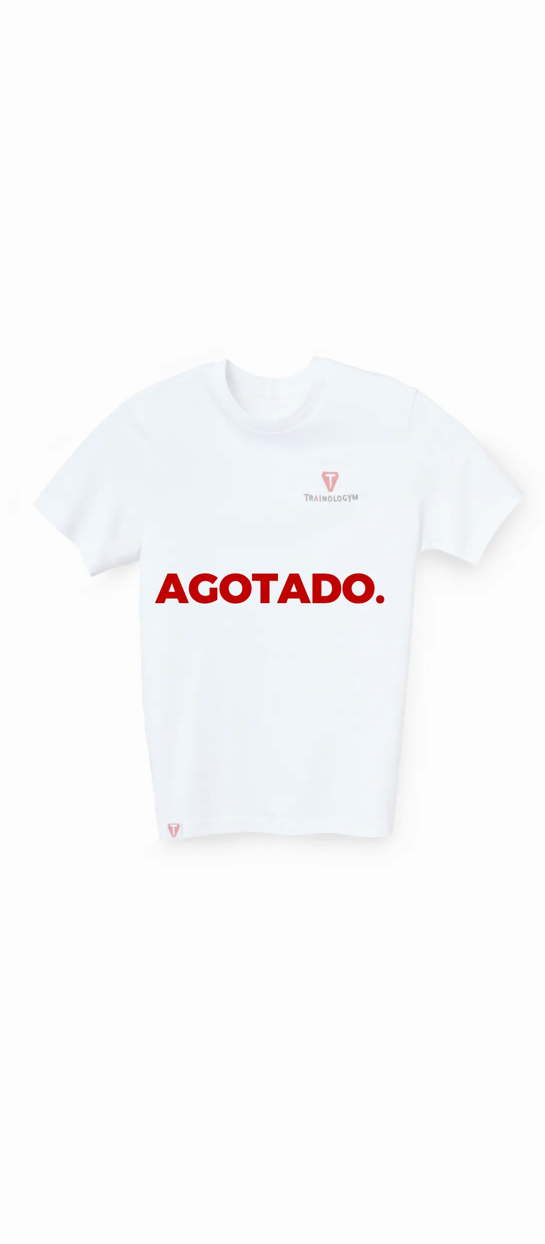 Camiseta blanca logo pecho