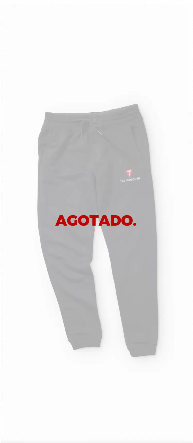 Pantalón negro chándal largo