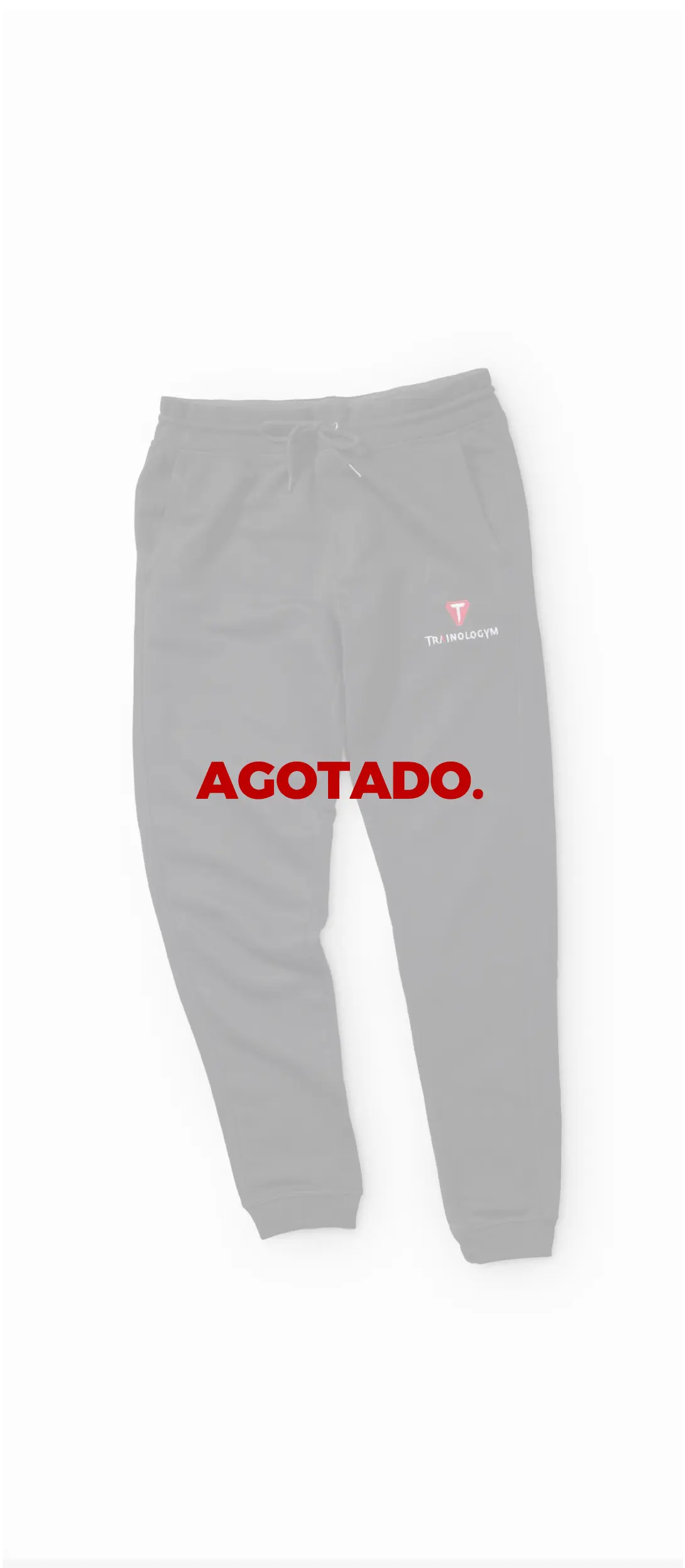 Pantalón negro chándal largo